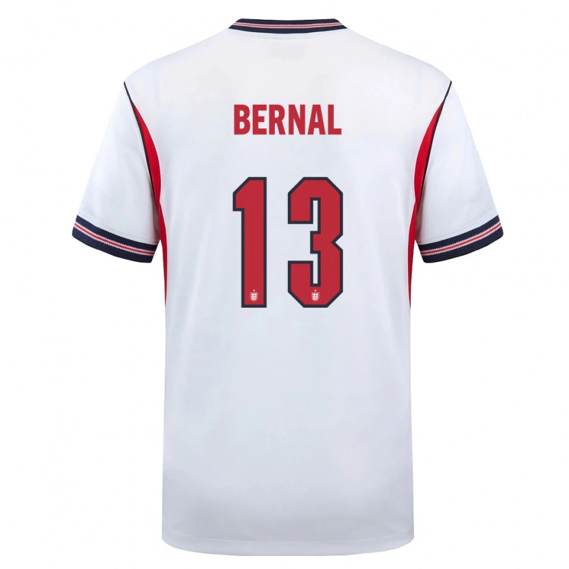 Danxen Män England Freddy Bernal #13 Vit Marin Röd Hemmatröja Matchtröjor 26-28 Tröjor T-Tröja