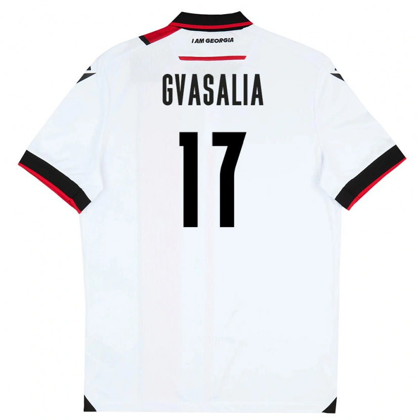 Danxen Män Georgia Giorgi Gvasalia #17 Vit Svart Röd Hemmatröja Matchtröjor 26-28 Tröjor T-Tröja