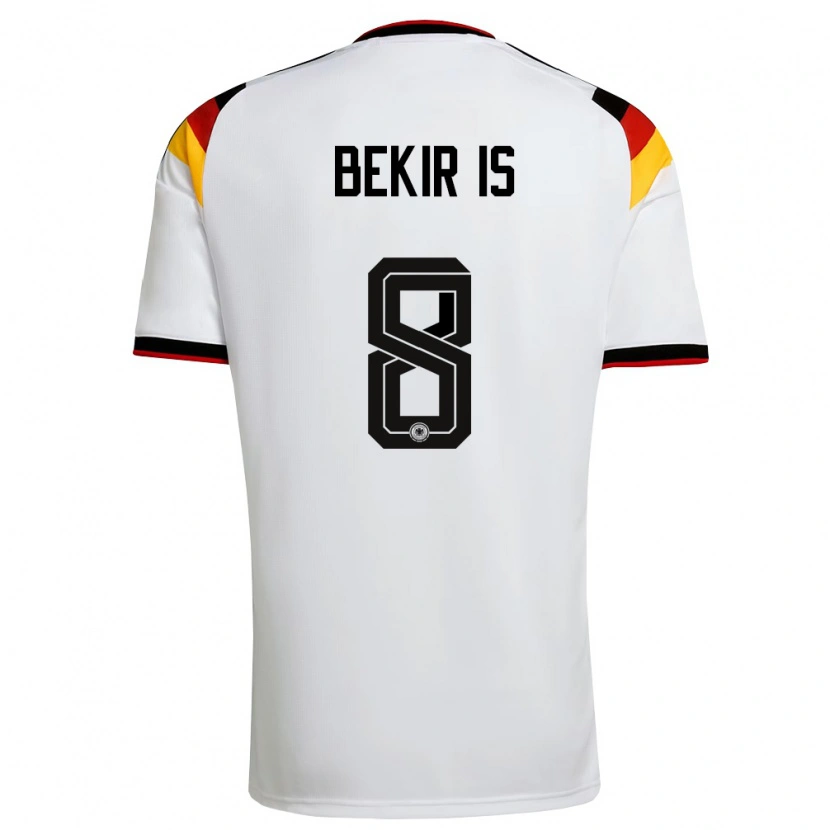 Danxen Män Tyskland Eba Bekir Is #8 Vit Svart Röd Hemmatröja Matchtröjor 26-28 Tröjor T-Tröja