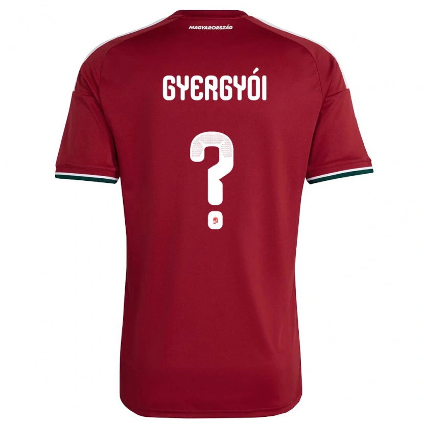Danxen Män Ungern Zénó Gyergyói #0 Röd Vit Grön Hemmatröja Matchtröjor 26-28 Tröjor T-Tröja
