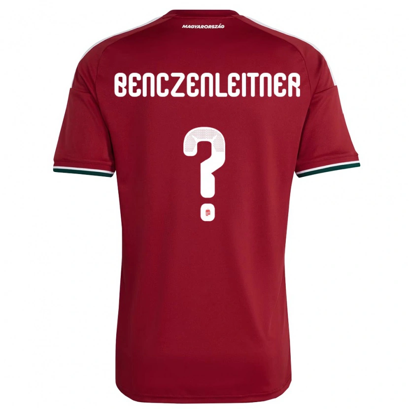 Danxen Män Ungern Barna Benczenleitner #0 Röd Vit Grön Hemmatröja Matchtröjor 26-28 Tröjor T-Tröja