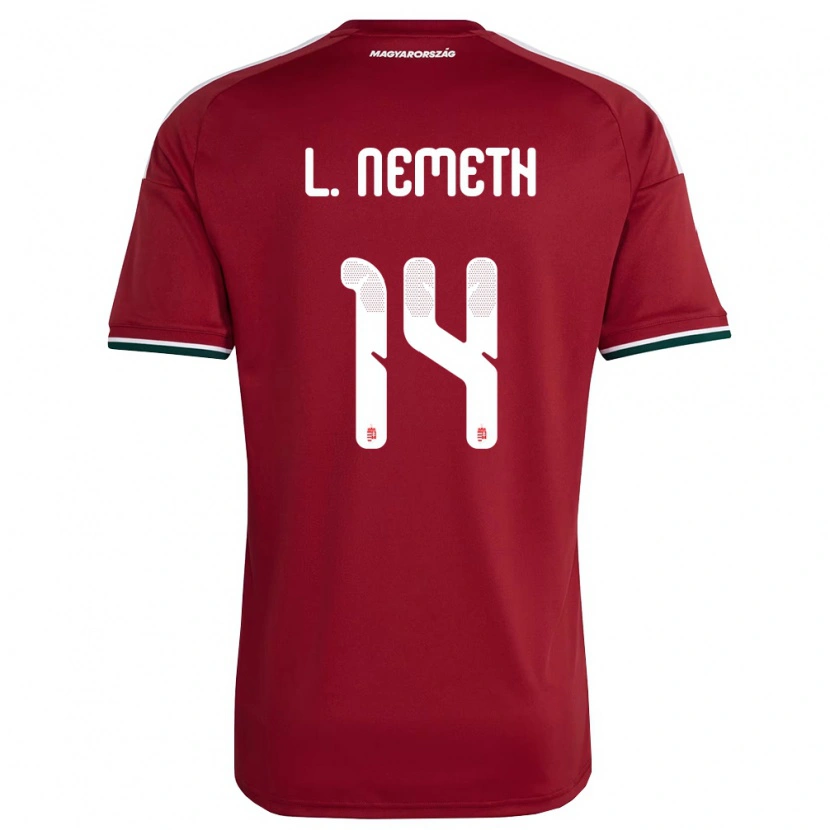 Danxen Män Ungern Loretta Németh #14 Röd Vit Grön Hemmatröja Matchtröjor 26-28 Tröjor T-Tröja