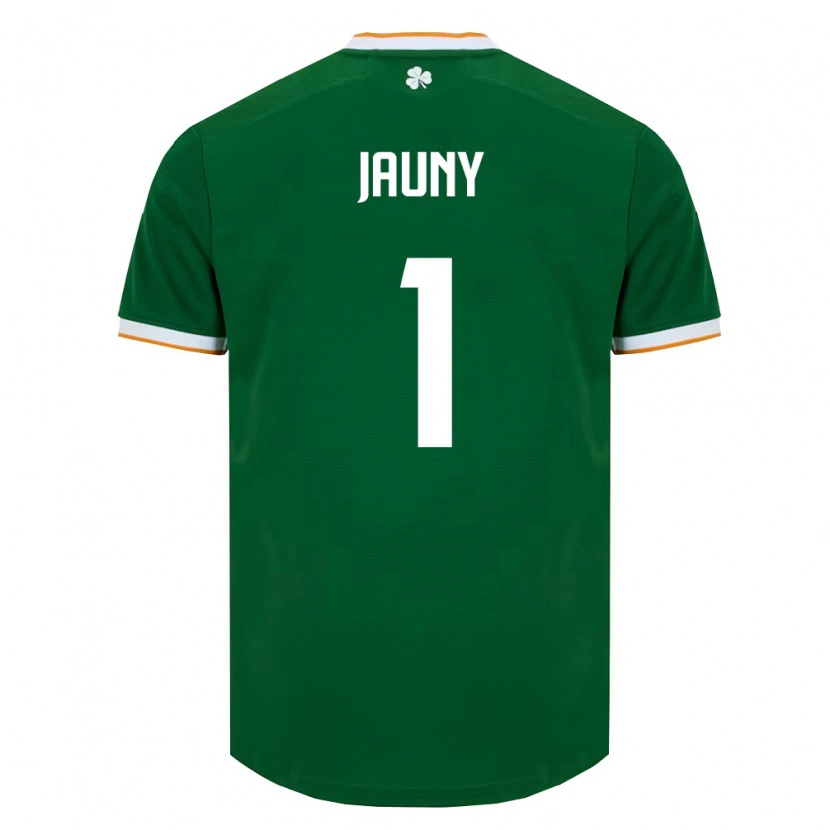 Danxen Män Irland Noah Jauny #1 Mörk Grön Vit Hemmatröja Matchtröjor 26-28 Tröjor T-Tröja