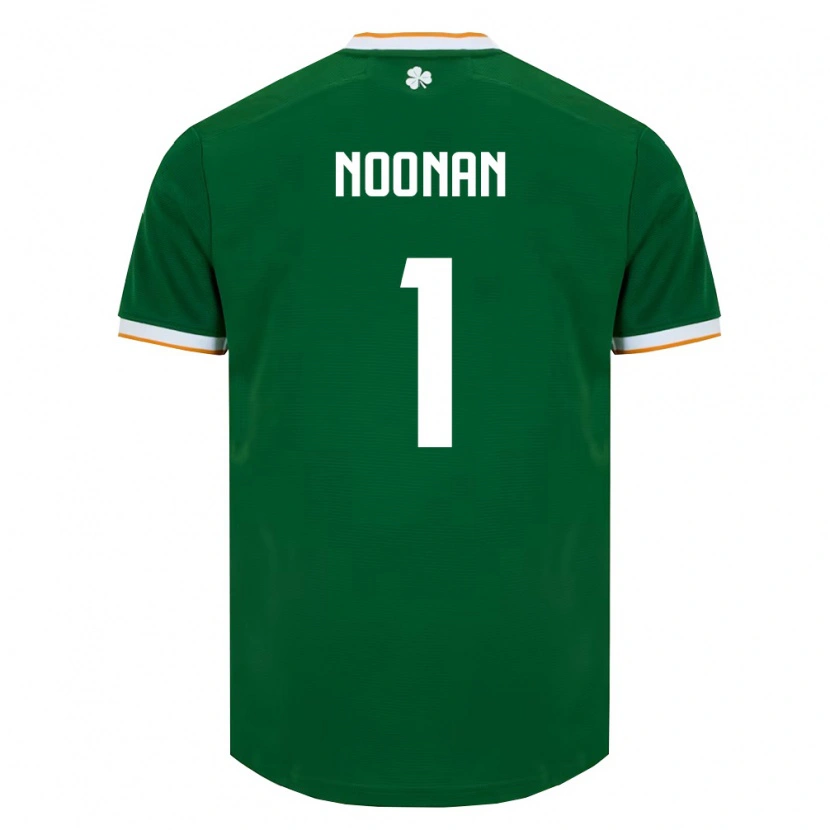 Danxen Män Irland Alex Noonan #1 Mörk Grön Vit Hemmatröja Matchtröjor 26-28 Tröjor T-Tröja