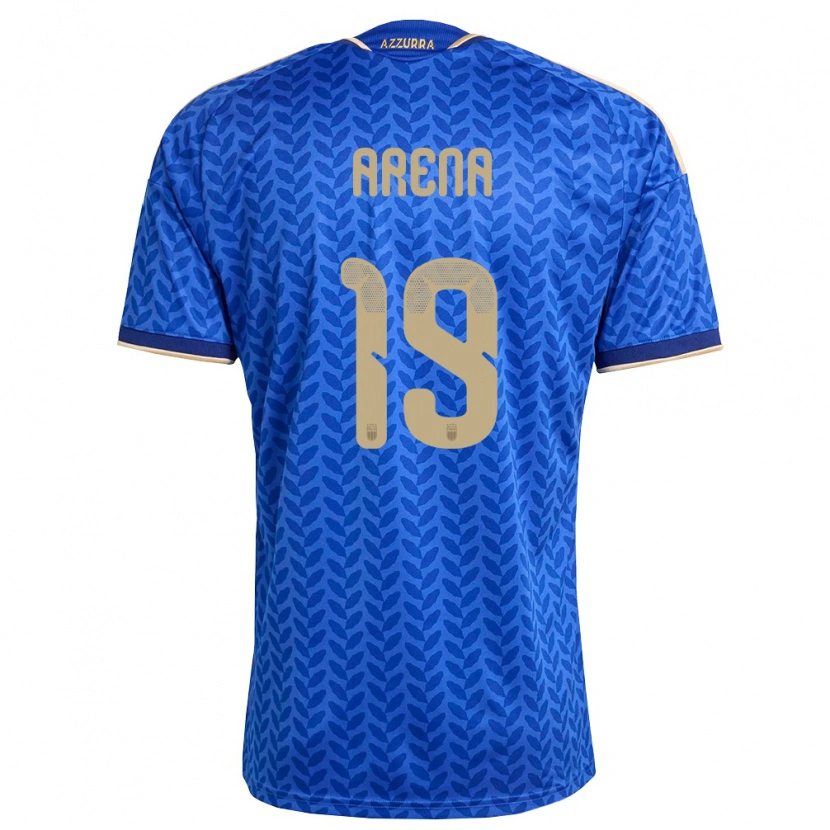 Danxen Män Italien Antonio Arena #19 Blå Marin Guld Hemmatröja Matchtröjor 26-28 Tröjor T-Tröja