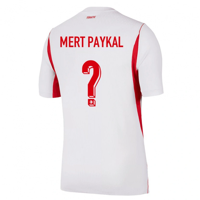 Danxen Män Kalkon Burak Mert Paykal #0 Vit Röd Burgund Bortatröja Matchtröjor 26-28 Tröjor T-Tröja