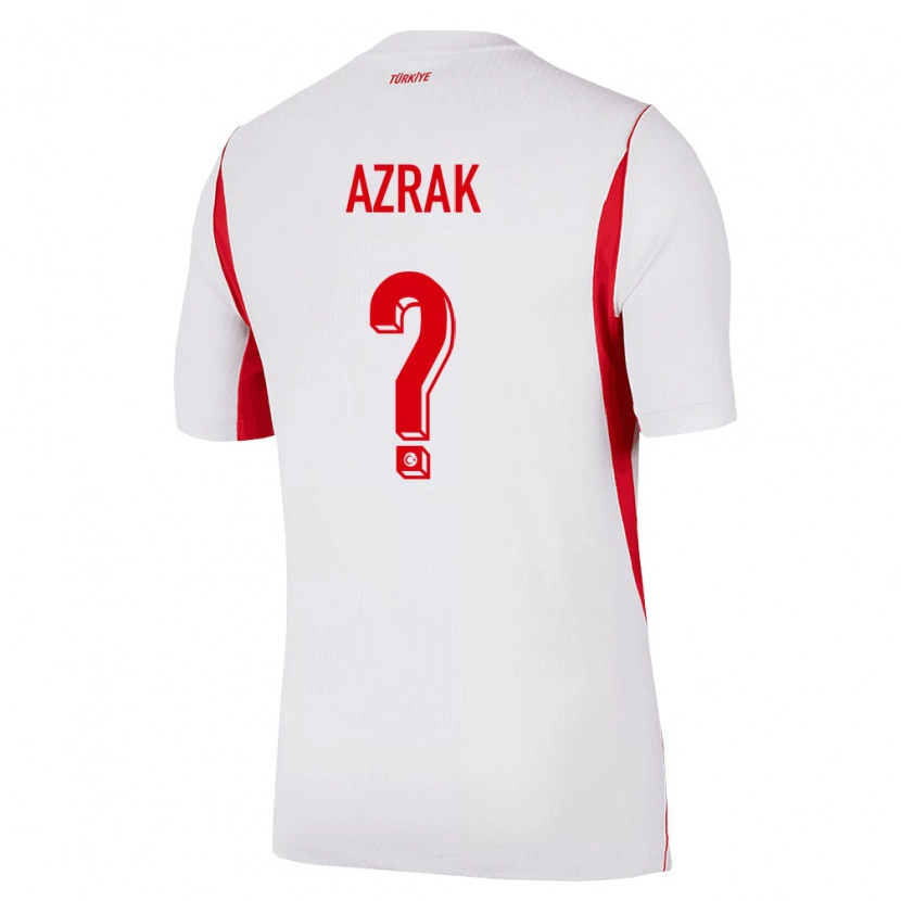 Danxen Män Kalkon Yunus Azrak #0 Vit Röd Burgund Bortatröja Matchtröjor 26-28 Tröjor T-Tröja