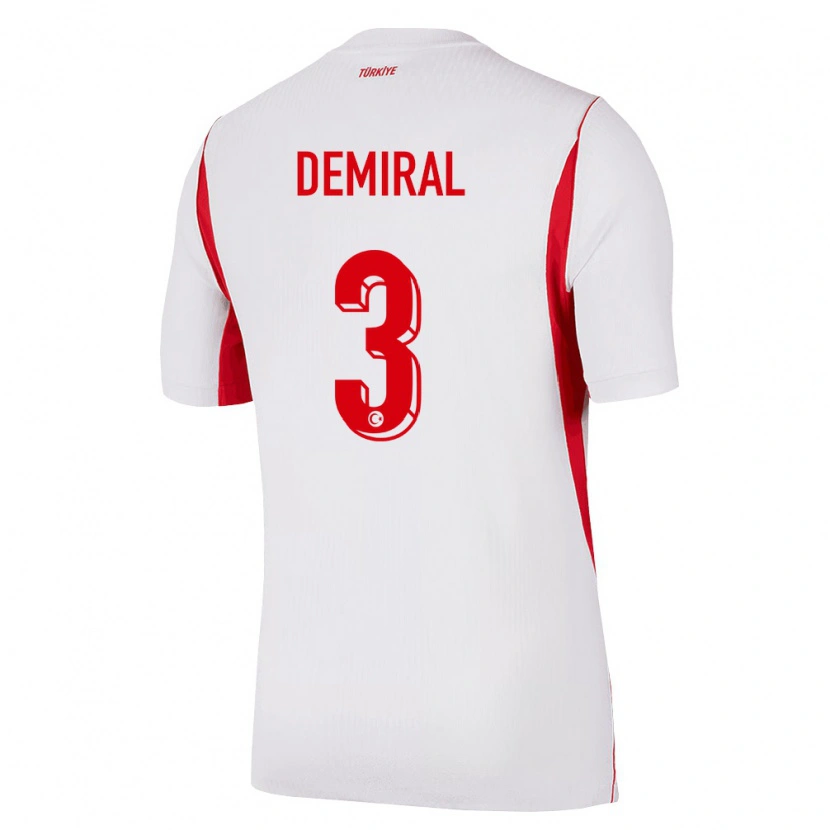 Danxen Män Kalkon Merih Demiral #3 Vit Röd Burgund Bortatröja Matchtröjor 26-28 Tröjor T-Tröja