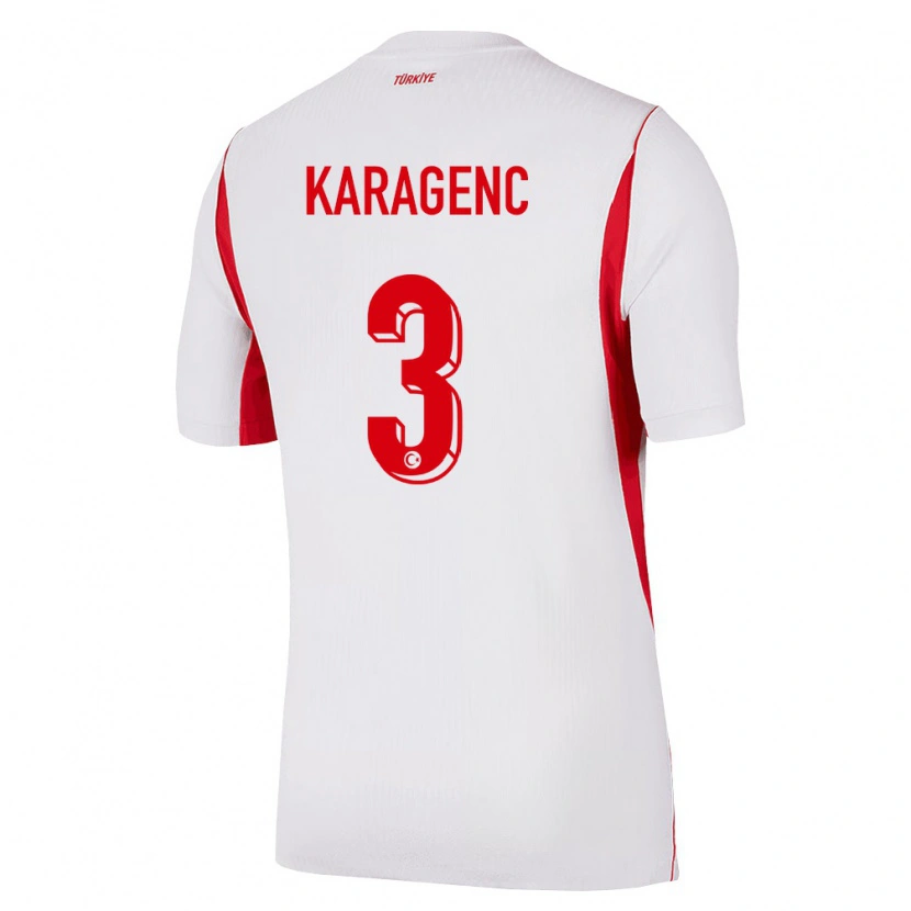 Danxen Män Kalkon Didem Karagenç #3 Vit Röd Burgund Bortatröja Matchtröjor 26-28 Tröjor T-Tröja