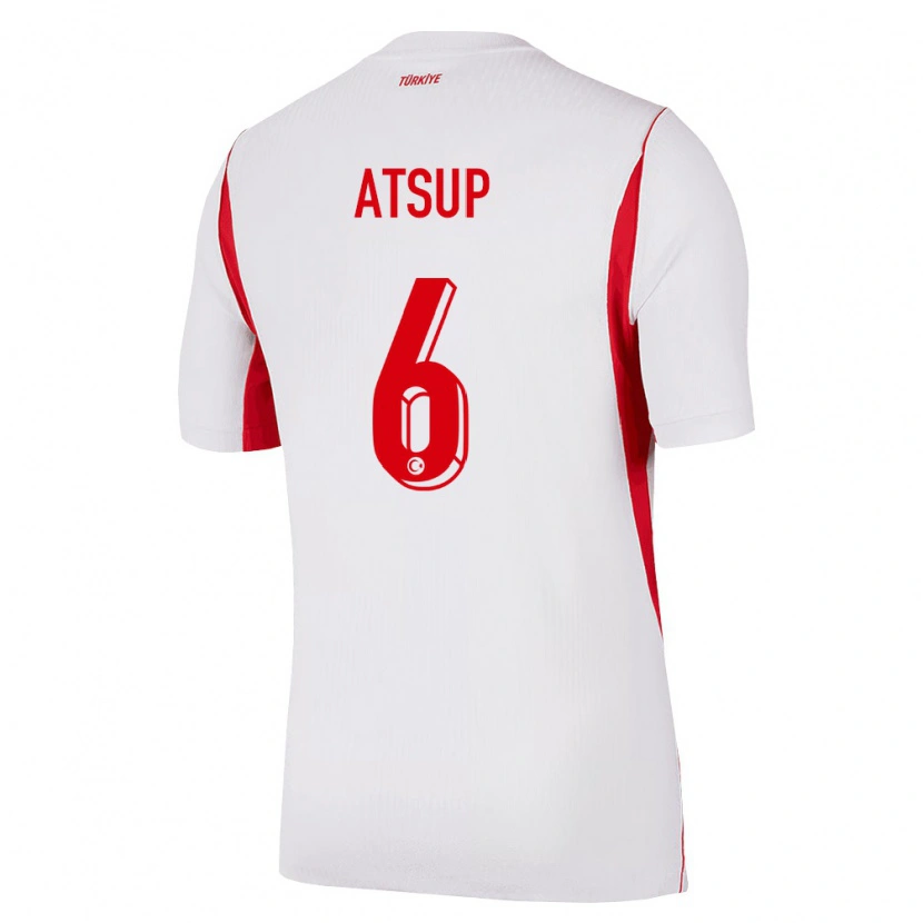 Danxen Män Kalkon Robert Atsup #6 Vit Röd Burgund Bortatröja Matchtröjor 26-28 Tröjor T-Tröja