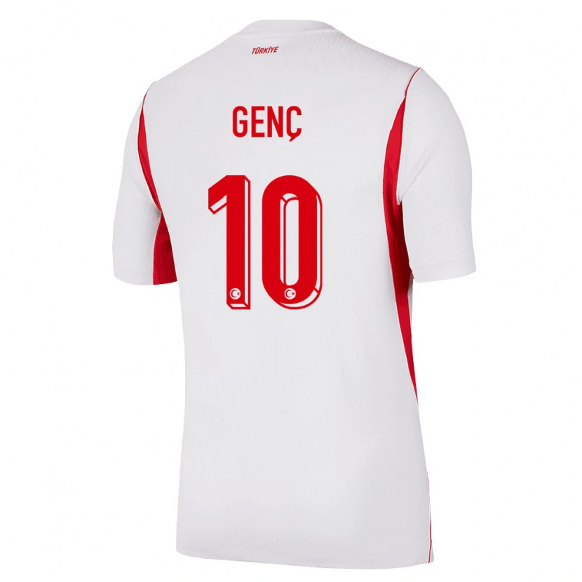 Danxen Män Kalkon Yakup Genç #10 Vit Röd Burgund Bortatröja Matchtröjor 26-28 Tröjor T-Tröja