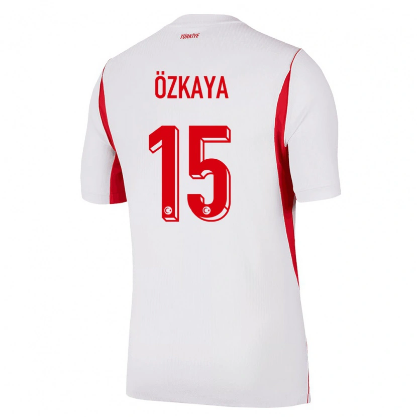 Danxen Män Kalkon Cengizhan Özkaya #15 Vit Röd Burgund Bortatröja Matchtröjor 26-28 Tröjor T-Tröja