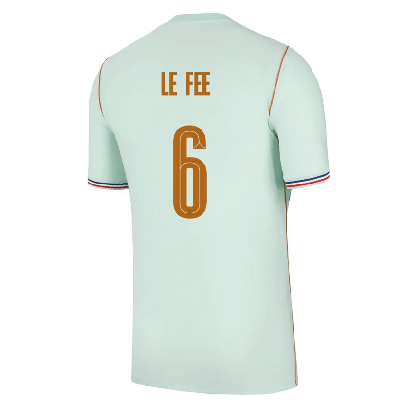 Danxen Män Frankrike Enzo Le Fee #6 Grön Guld Bortatröja Matchtröjor 26-28 Tröjor T-Tröja