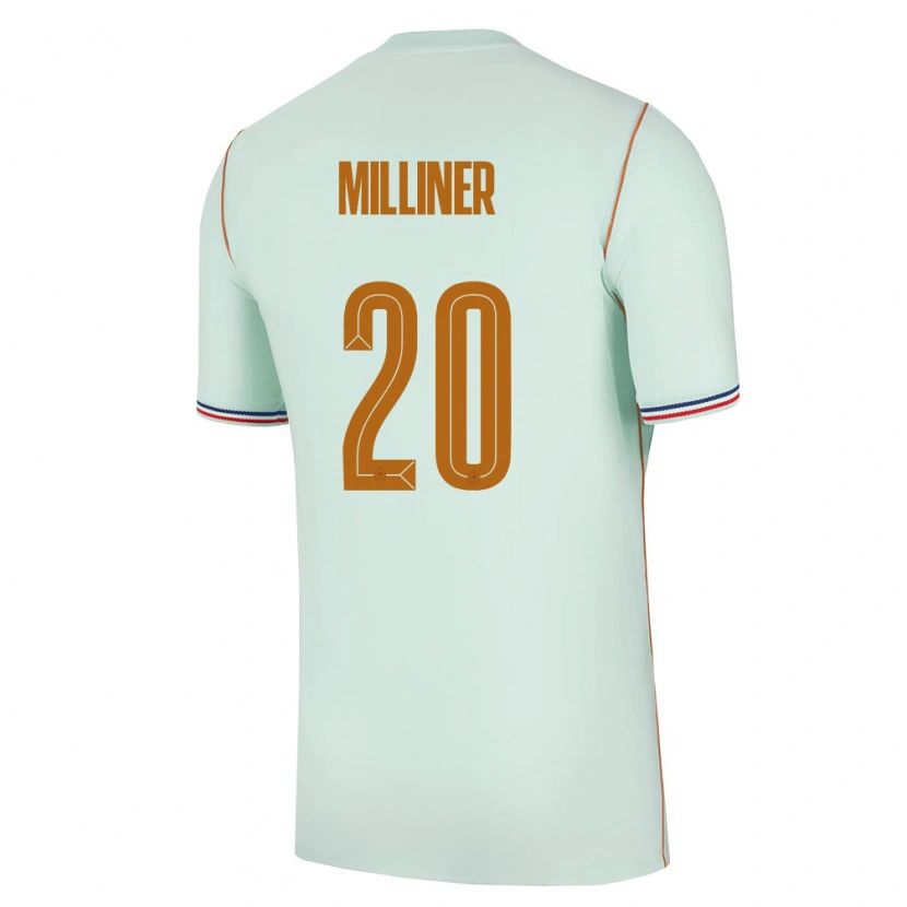 Danxen Män Frankrike Léo Milliner #20 Grön Guld Bortatröja Matchtröjor 26-28 Tröjor T-Tröja