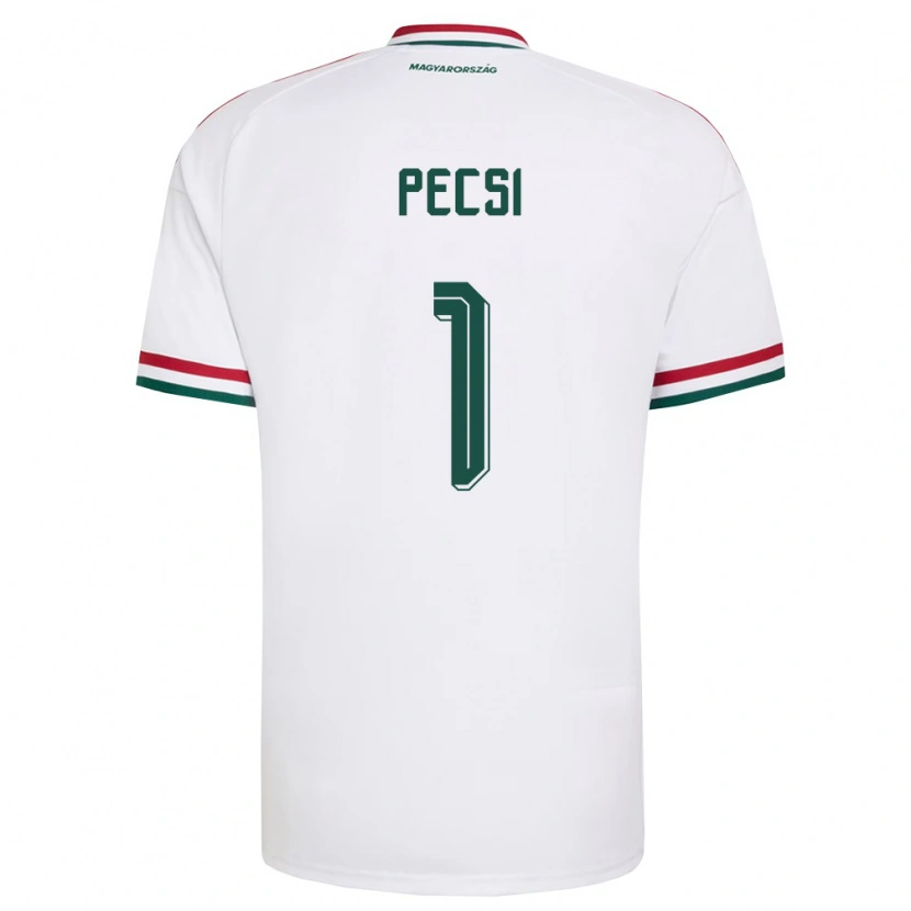 Danxen Män Ungern Ármin Pécsi #1 Vit Röd Grön Bortatröja Matchtröjor 26-28 Tröjor T-Tröja