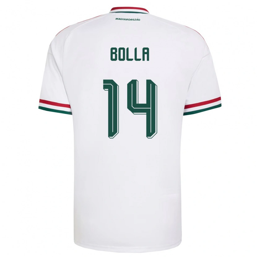 Danxen Män Ungern Bendegúz Bolla #14 Vit Röd Grön Bortatröja Matchtröjor 26-28 Tröjor T-Tröja