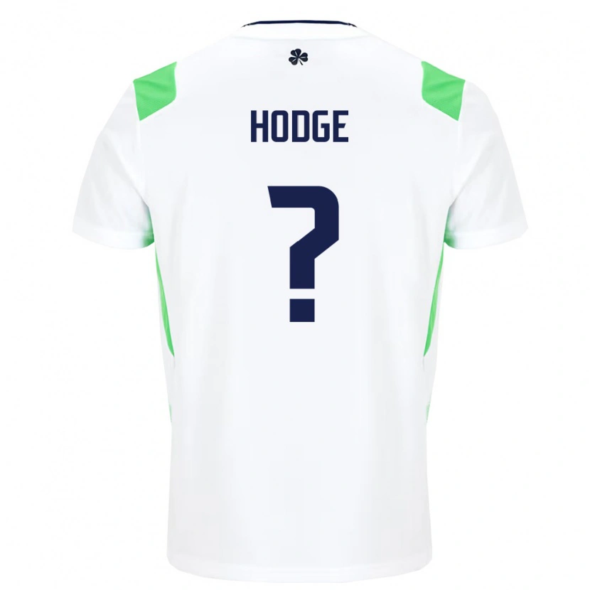 Danxen Män Irland Joe Hodge #0 Vit Ljus Grön Bortatröja Matchtröjor 26-28 Tröjor T-Tröja