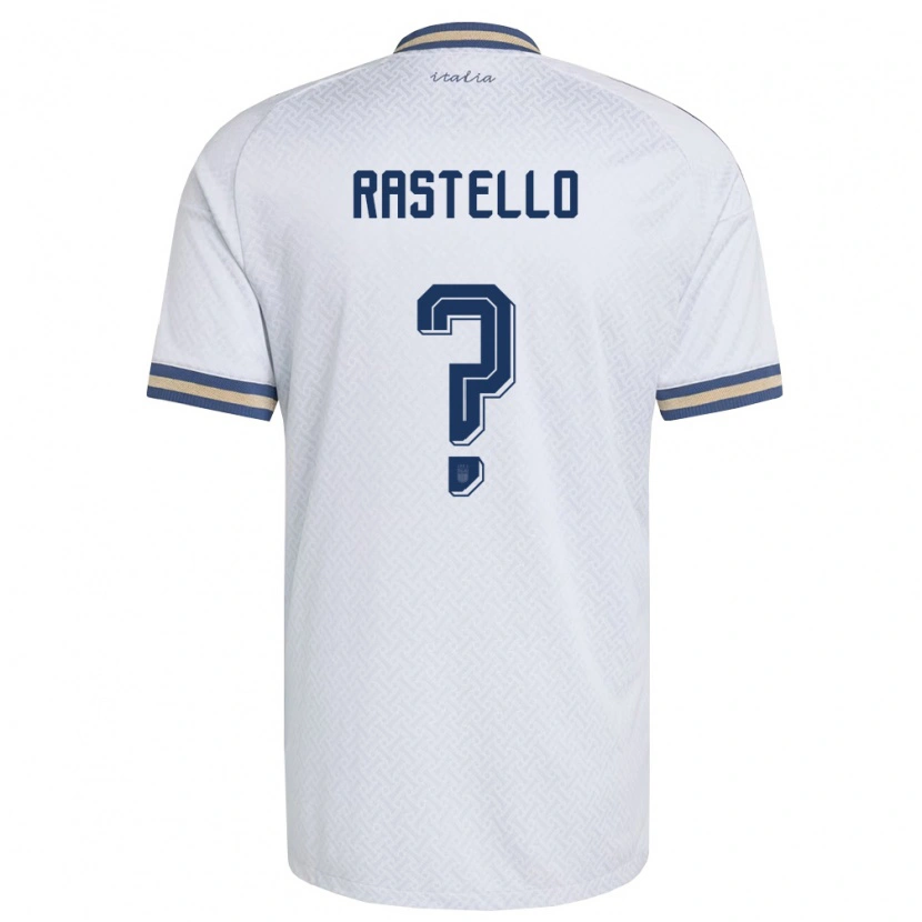 Danxen Män Italien Edoardo Rastello #0 Off-White Marin Guld Bortatröja Matchtröjor 26-28 Tröjor T-Tröja