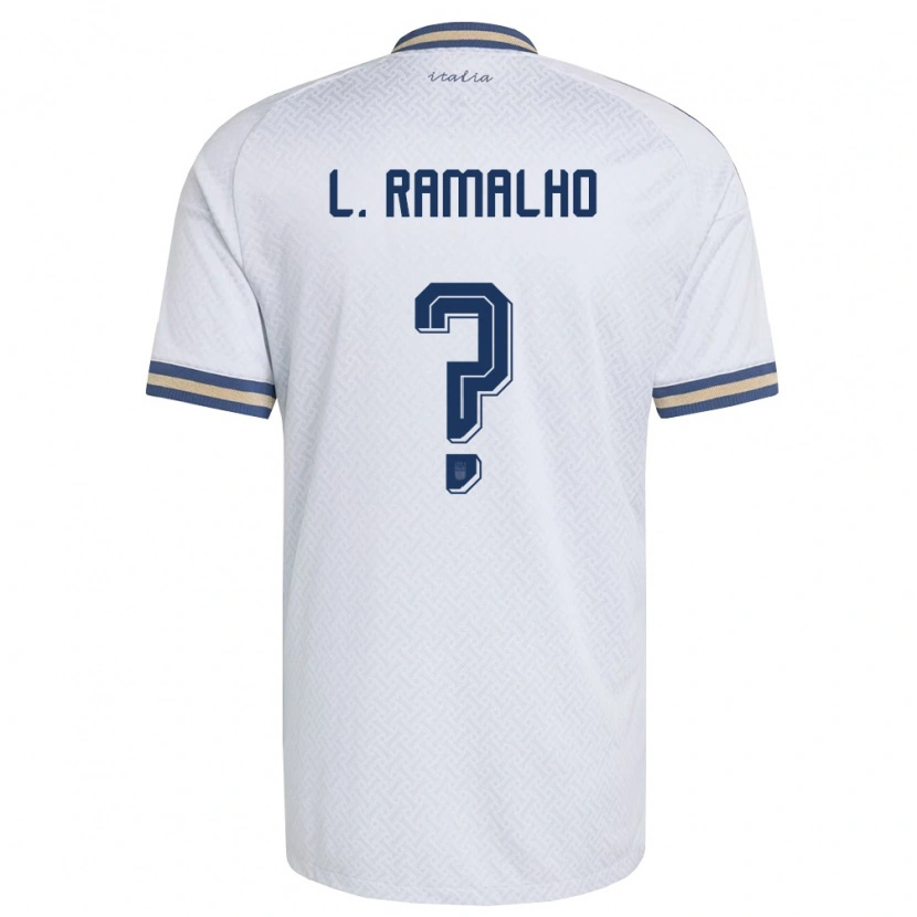 Danxen Män Italien Leonard Maria Lima Ramalho #0 Off-White Marin Guld Bortatröja Matchtröjor 26-28 Tröjor T-Tröja