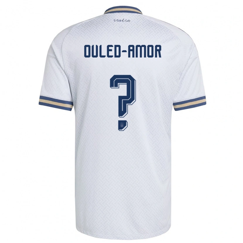 Danxen Män Italien Ghassan Ouled-Amor #0 Off-White Marin Guld Bortatröja Matchtröjor 26-28 Tröjor T-Tröja