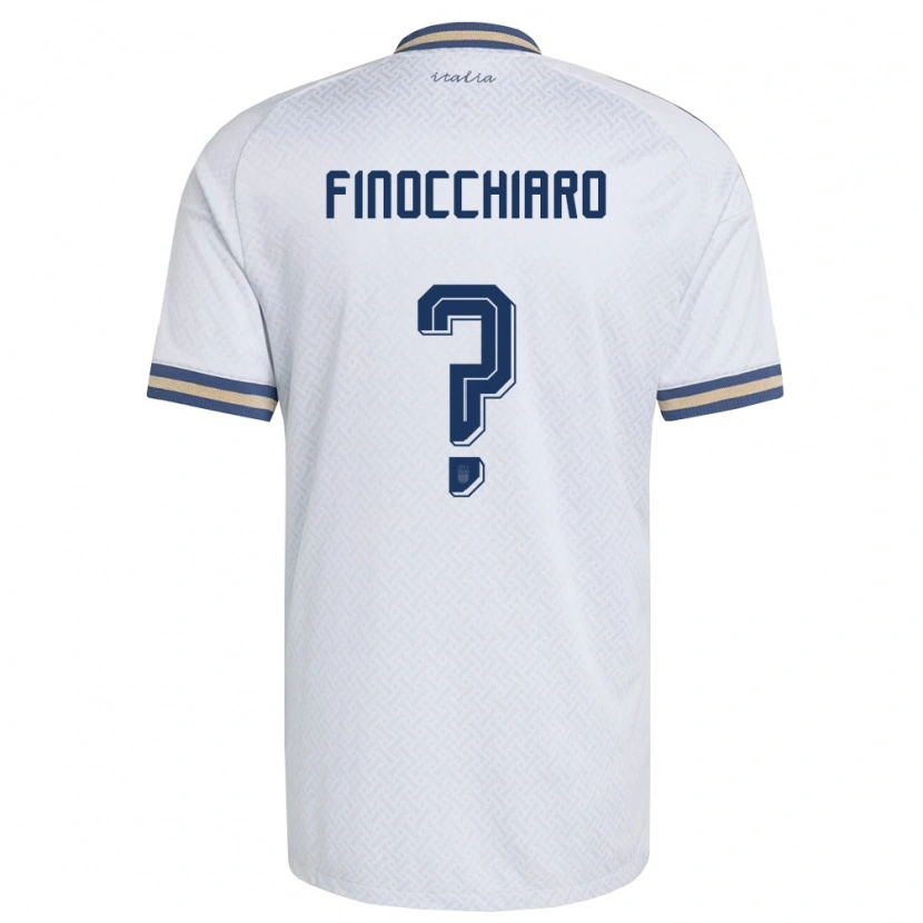 Danxen Män Italien Gabriele Finocchiaro #0 Off-White Marin Guld Bortatröja Matchtröjor 26-28 Tröjor T-Tröja