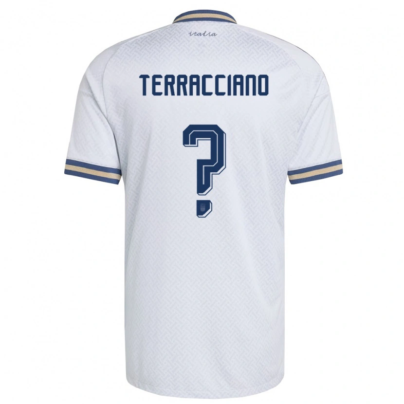 Danxen Män Italien Filippo Terracciano #0 Off-White Marin Guld Bortatröja Matchtröjor 26-28 Tröjor T-Tröja