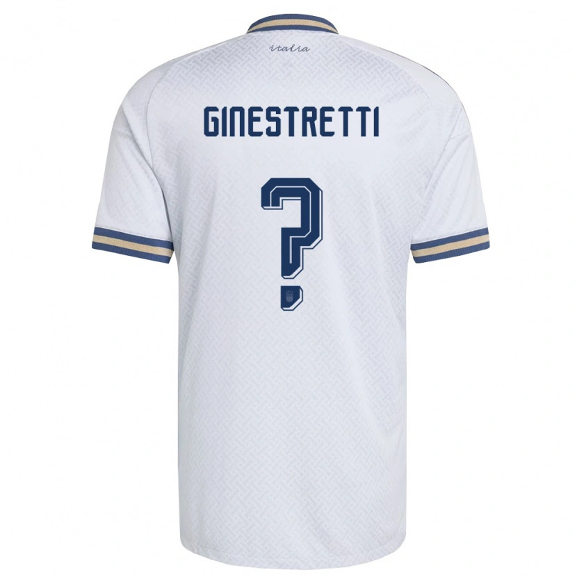 Danxen Män Italien Davide Ginestretti #0 Off-White Marin Guld Bortatröja Matchtröjor 26-28 Tröjor T-Tröja