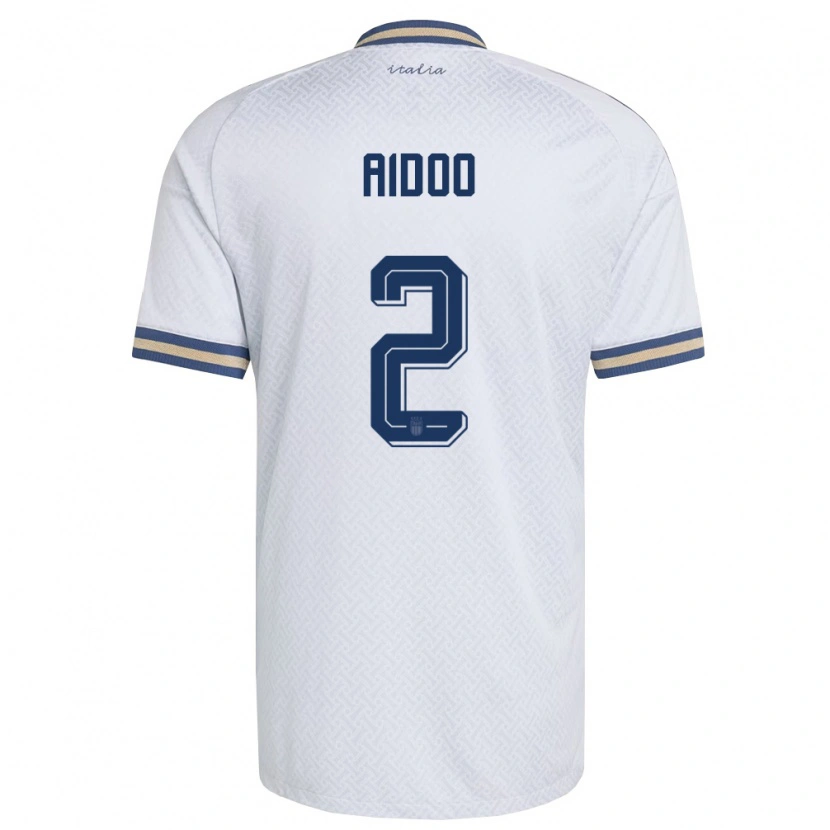 Danxen Män Italien Mike Aidoo #2 Off-White Marin Guld Bortatröja Matchtröjor 26-28 Tröjor T-Tröja