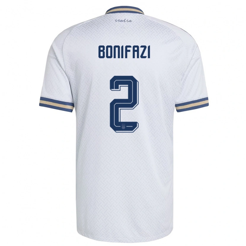 Danxen Män Italien Giampaolo Bonifazi #2 Off-White Marin Guld Bortatröja Matchtröjor 26-28 Tröjor T-Tröja