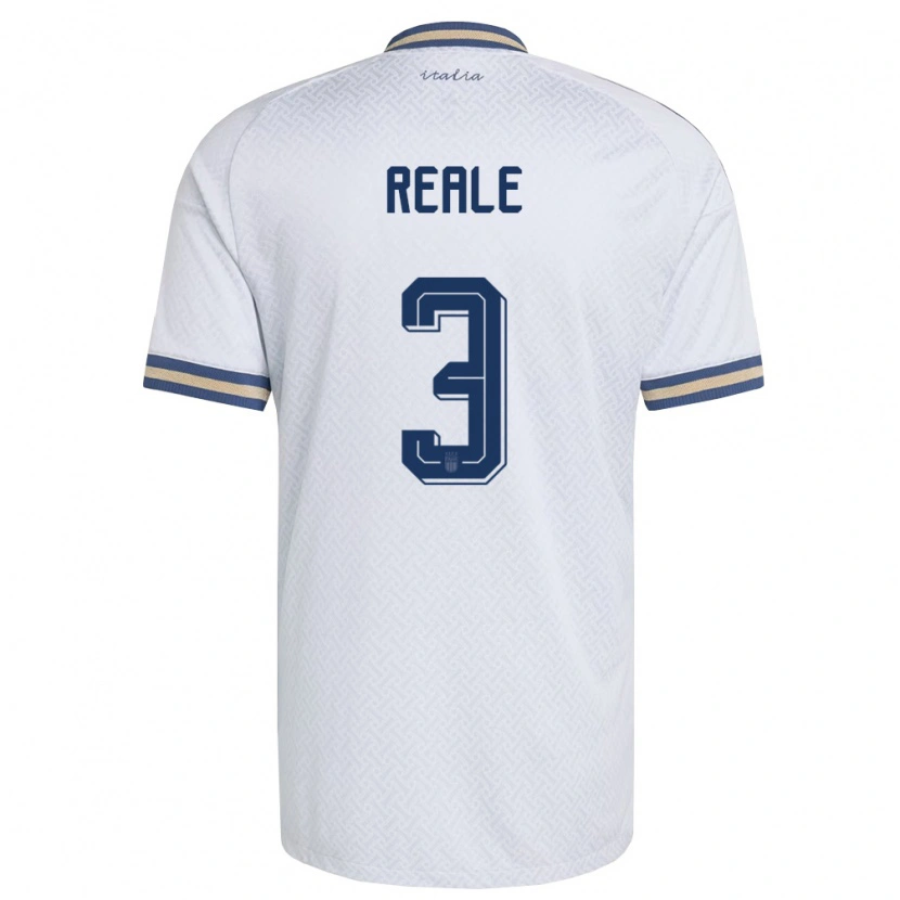 Danxen Män Italien Filippo Reale #3 Off-White Marin Guld Bortatröja Matchtröjor 26-28 Tröjor T-Tröja