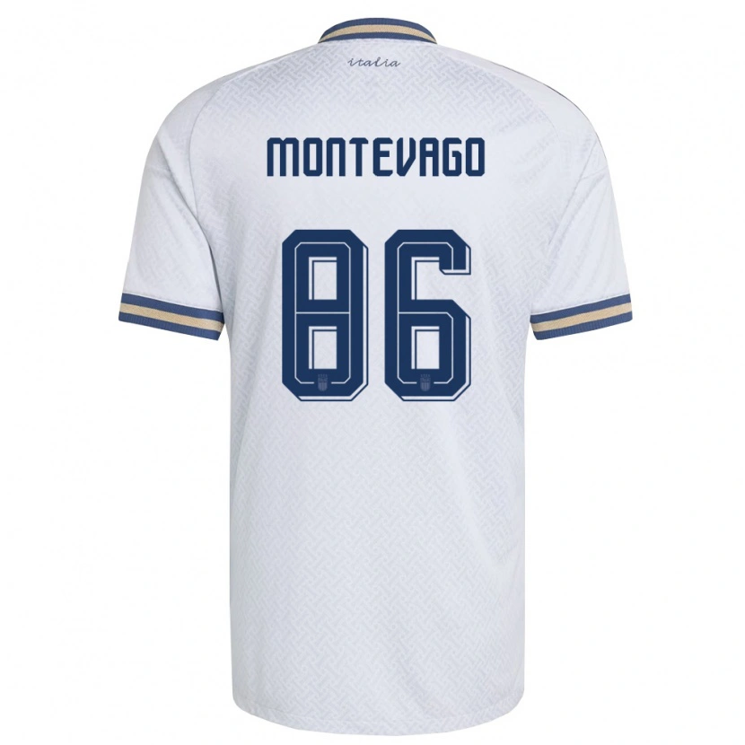 Danxen Män Italien Daniele Montevago #86 Off-White Marin Guld Bortatröja Matchtröjor 26-28 Tröjor T-Tröja