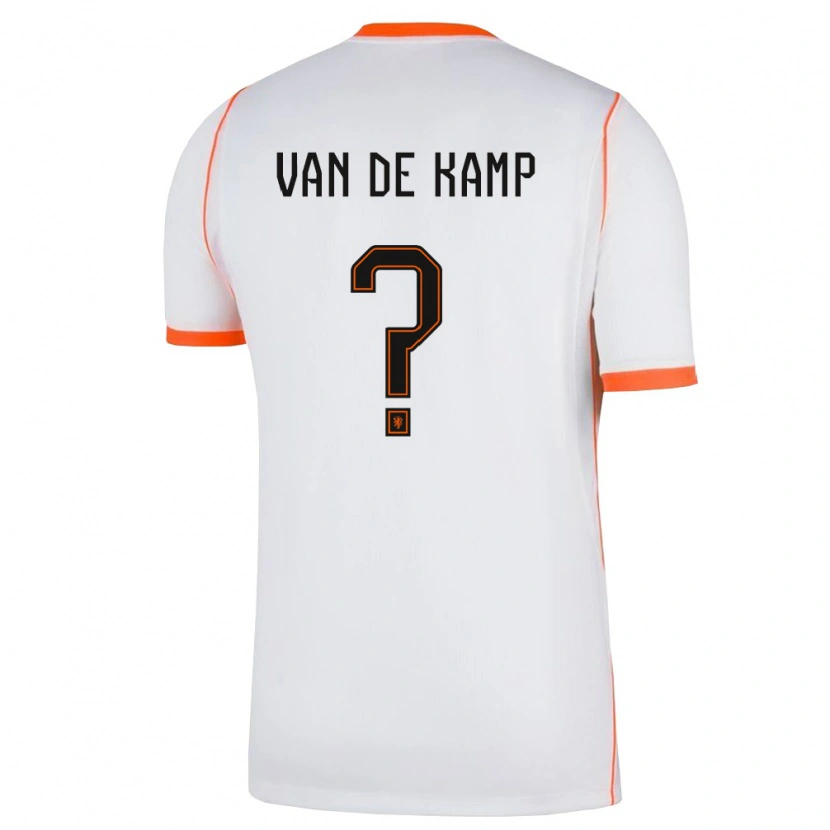 Danxen Män Nederländerna Jochem Ritmeester Van De Kamp #0 Vit Orange Bortatröja Matchtröjor 26-28 Tröjor T-Tröja