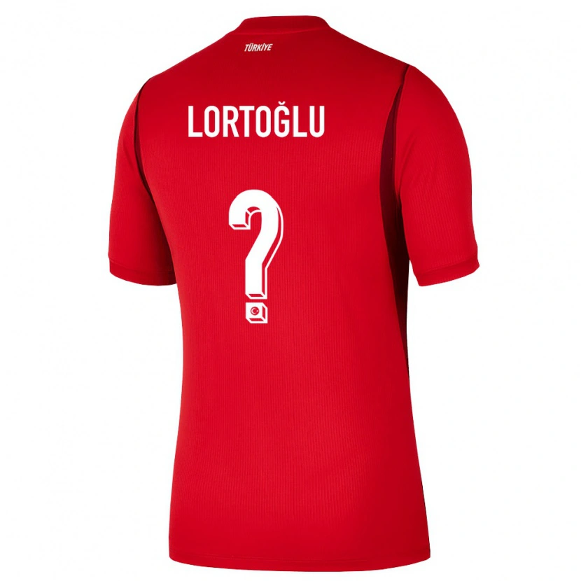 Danxen Kvinnor Kalkon Armağan Lortoğlu #0 Röd Burgund Hemmatröja Matchtröjor 26-28 Tröjor T-Tröja