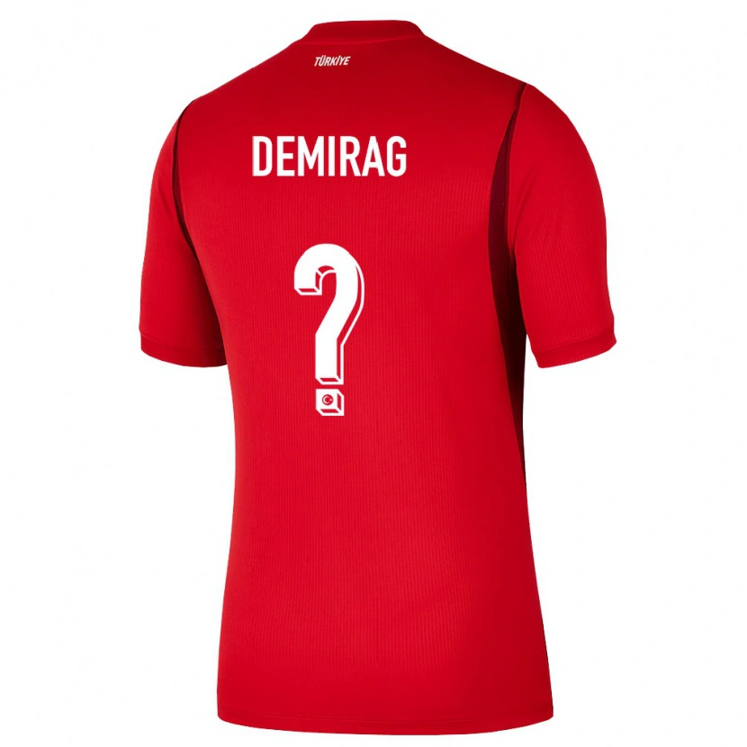 Danxen Kvinnor Kalkon Bilal Demirağ #0 Röd Burgund Hemmatröja Matchtröjor 26-28 Tröjor T-Tröja