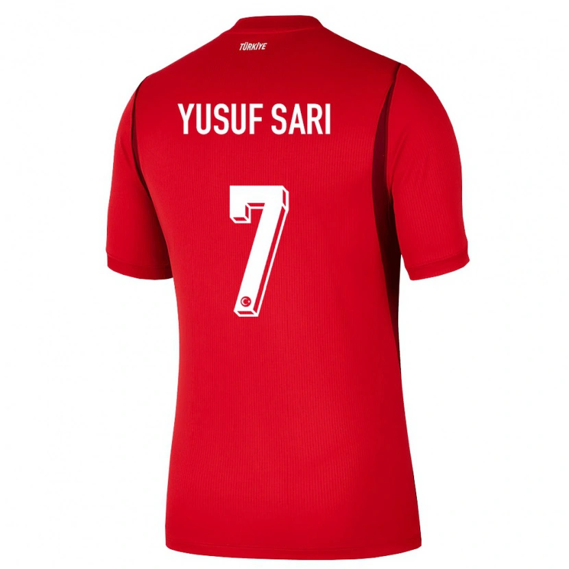 Danxen Kvinnor Kalkon Yusuf Sarı #7 Röd Burgund Hemmatröja Matchtröjor 26-28 Tröjor T-Tröja