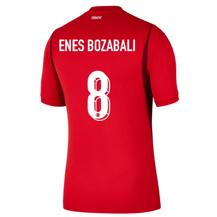 Danxen Kvinnor Kalkon Mustafa Enes Bozabalı #8 Röd Burgund Hemmatröja Matchtröjor 26-28 Tröjor T-Tröja