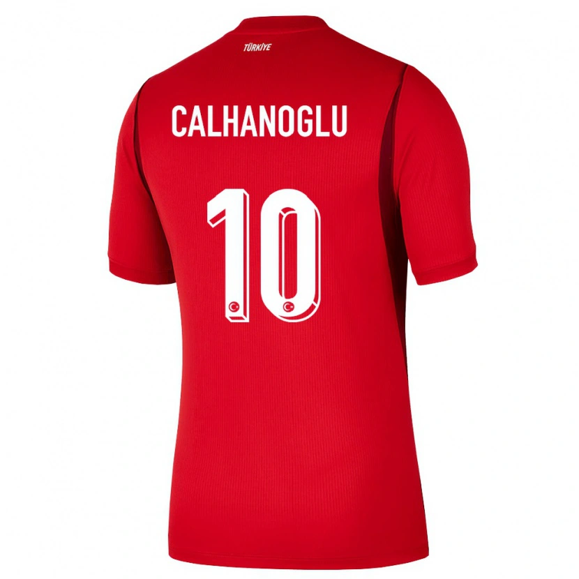Danxen Kvinnor Kalkon Hakan Çalhanoğlu #10 Röd Burgund Hemmatröja Matchtröjor 26-28 Tröjor T-Tröja