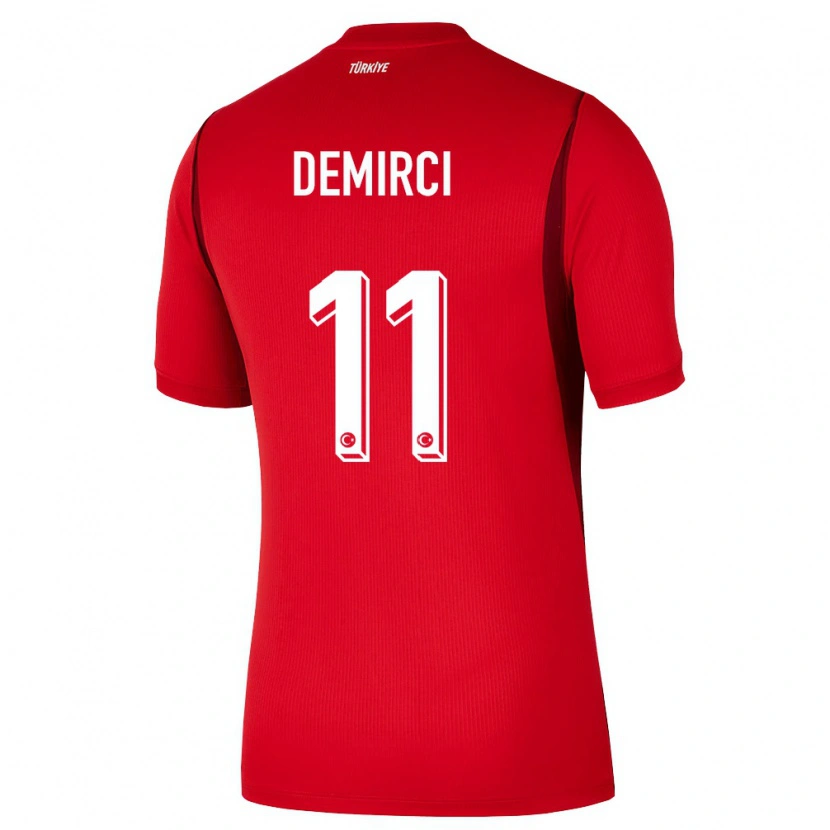 Danxen Kvinnor Kalkon Deniz Demirci #11 Röd Burgund Hemmatröja Matchtröjor 26-28 Tröjor T-Tröja