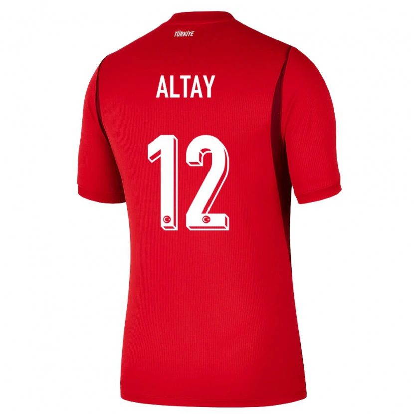 Danxen Kvinnor Kalkon Altay Bayındır #12 Röd Burgund Hemmatröja Matchtröjor 26-28 Tröjor T-Tröja