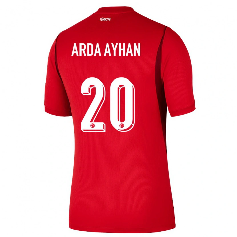 Danxen Kvinnor Kalkon Murat Arda Ayhan #20 Röd Burgund Hemmatröja Matchtröjor 26-28 Tröjor T-Tröja