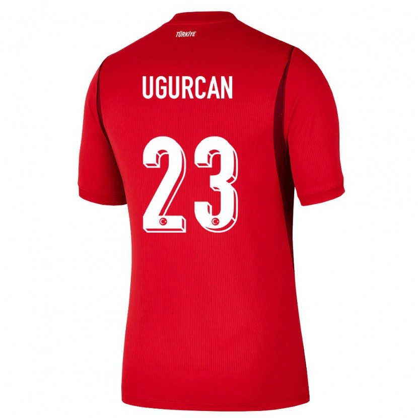 Danxen Kvinnor Kalkon Uğurcan Çakır #23 Röd Burgund Hemmatröja Matchtröjor 26-28 Tröjor T-Tröja