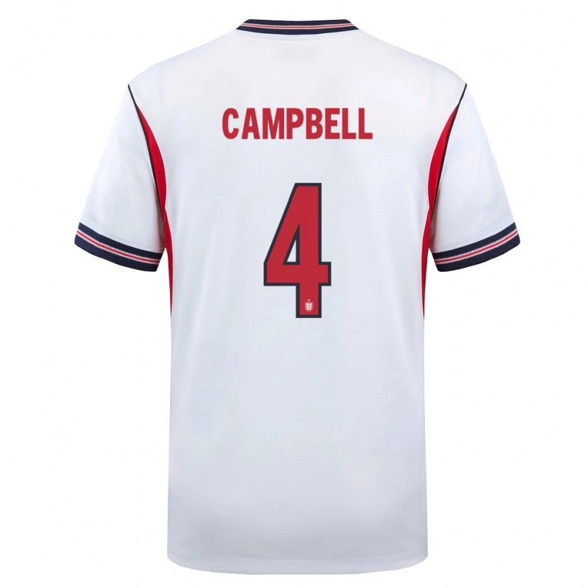 Danxen Kvinnor England Harrison Murray-Campbell #4 Vit Marin Röd Hemmatröja Matchtröjor 26-28 Tröjor T-Tröja