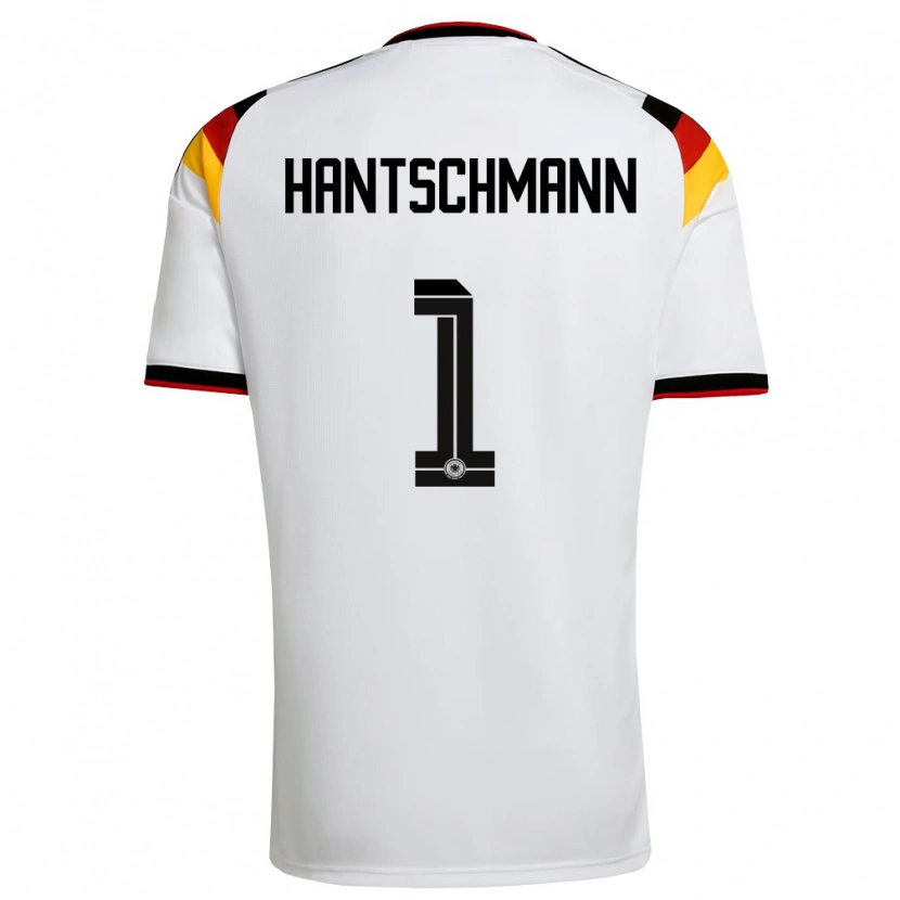 Danxen Kvinnor Tyskland Franz Hantschmann #1 Vit Svart Röd Hemmatröja Matchtröjor 26-28 Tröjor T-Tröja