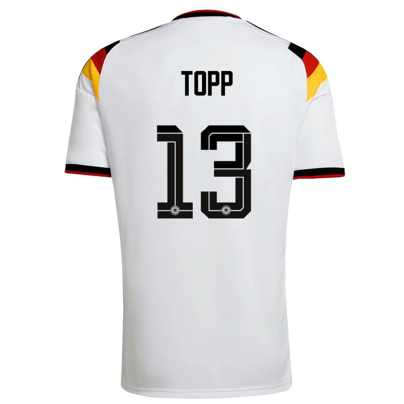 Danxen Kvinnor Tyskland Keke Topp #13 Vit Svart Röd Hemmatröja Matchtröjor 26-28 Tröjor T-Tröja