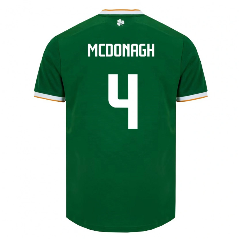 Danxen Kvinnor Irland Oisin Mcdonagh #4 Mörk Grön Vit Hemmatröja Matchtröjor 26-28 Tröjor T-Tröja