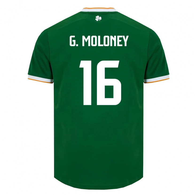 Danxen Kvinnor Irland Grace Moloney #16 Mörk Grön Vit Hemmatröja Matchtröjor 26-28 Tröjor T-Tröja