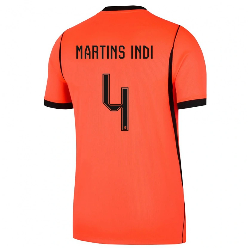 Danxen Kvinnor Nederländerna Bruno Martins Indi #4 Orange Svart Hemmatröja Matchtröjor 26-28 Tröjor T-Tröja