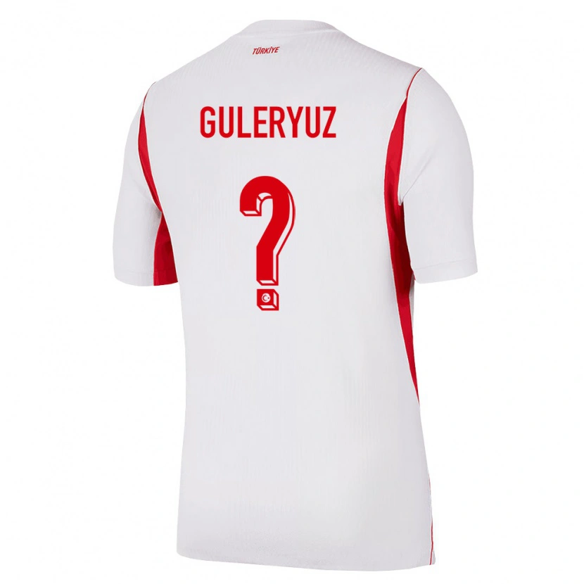 Danxen Kvinnor Kalkon Göknur Güleryüz #0 Vit Röd Burgund Bortatröja Matchtröjor 26-28 Tröjor T-Tröja