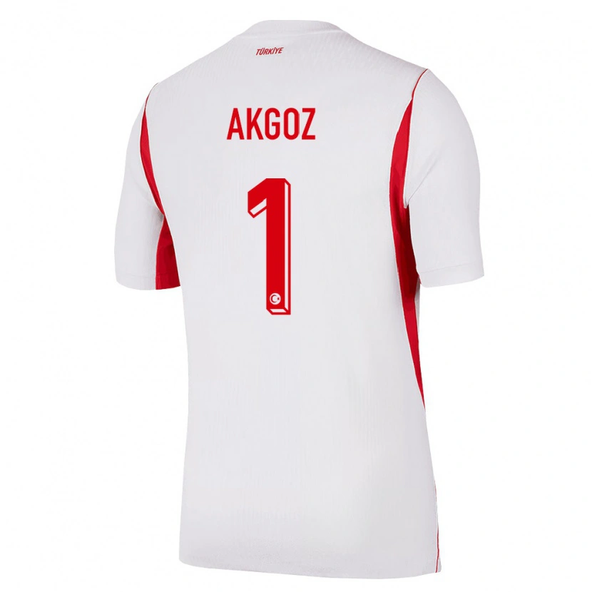 Danxen Kvinnor Kalkon Selda Akgöz #1 Vit Röd Burgund Bortatröja Matchtröjor 26-28 Tröjor T-Tröja