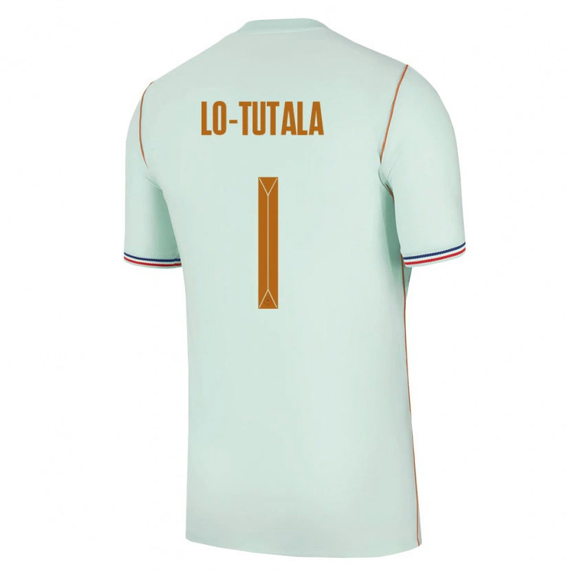 Danxen Kvinnor Frankrike Thimothee Lo Tutala #1 Grön Guld Bortatröja Matchtröjor 26-28 Tröjor T-Tröja